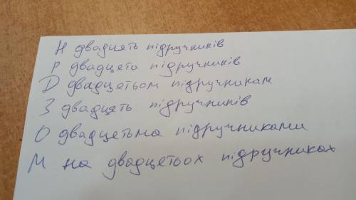 до 18:00. Української мова. Провідміняти словосполучення: шістсот сорок третій кілометр, шестеро дру