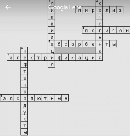 Составьте кроссворд на слово «Полигон».​