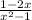 \frac{1-2x}{x^2-1}