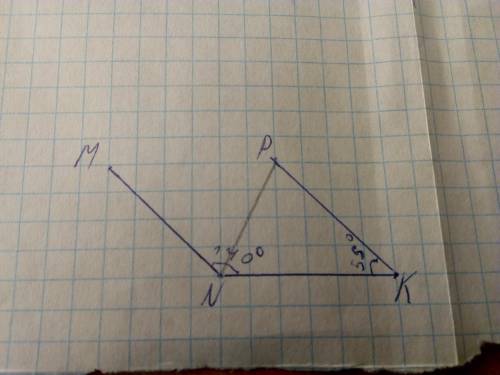 Начертите угол MNK, равный 140 градусов . Лучом KP разделите этот угол так , чтобы получившийся угол