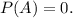 P(A)=0.