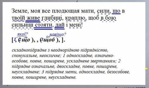 до iть зробити синтаксични розбiр Земле моя, все плодющая мати, сили, що в твоїй живе глибині, крапл