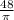 \frac{48}{\pi }