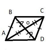 У паралелограмі АВСД точка О - точка перетину діагоналей. Відомо, що периметр трикутника АОВ дорівню