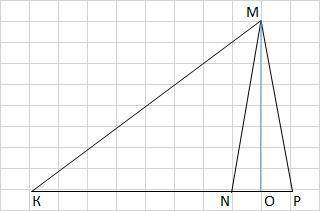 в треугольнике KMP на стороне KP отмечена точка N так что KN=14 NP=5. Площадь треугольника KMP=57. Н