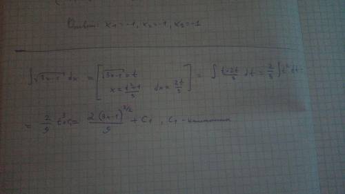 решить интеграл методом подстановки