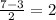 \frac{7-3}{2} = 2