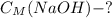 C_{M}(NaOH)-?