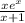 \frac{xe^x}{x+1}