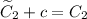 \widetilde{C}_{2}+c=C_{2}