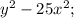 y^{2}-25x^{2};