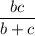 \dfrac{bc}{b+c}