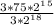 \frac{3*75*2^1^5}{3*2^1^8}