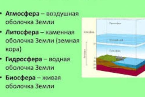 естество знание 6 класс ЗАДАНИЕ::...ЗАПИСАТЬ ОБОЛОЧКИ ЗЕМЛИ(ЛИТОСФЕРА, ГИДРОСФЕРА, БИОСФЕРА И Т.Д)