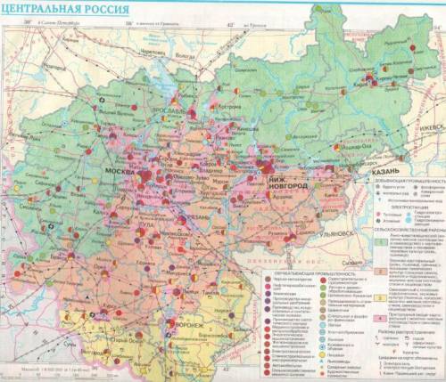 ЗАДАНИЯ 1. Нанесите границы района. Подпишите административные центры и названия субъектов Российско