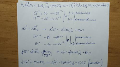 Методом електронного балансу підберіть коефіцієнти в наведених окисно-відновних реакціях, вкажіть ок