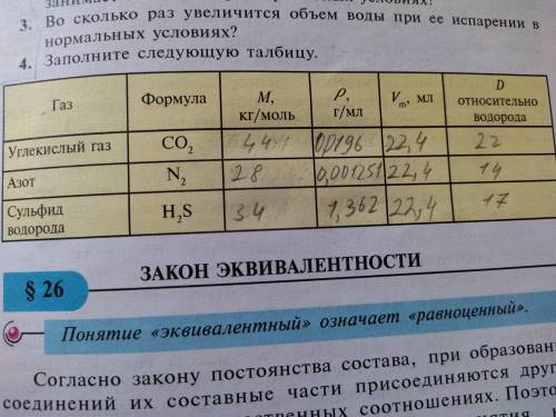 4. Заполните следующую таблицу.