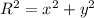 R^2=x^2+y^2