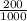 \frac{200}{1000}