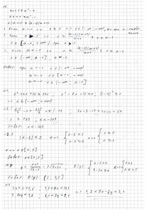 Решите, . желательно с объяснением! 100 . вот 6 : 6. при всех значениях параметра я решите неравенст