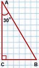 Докажите свойство катета прямоугольного треугольника лежащего против угла в 30 пазязя