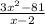 \frac{3x^{2}-81 }{x-2}