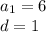 a_{1} =6 \\ d = 1