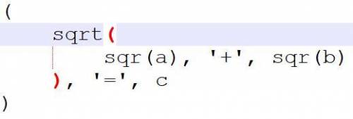 Нет перегруженной подпрограммы с таким количеством параметров sqrt вот алгоритм program l; var a,b,c