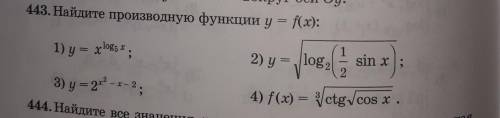 Найдите производную функции y=f(x):​