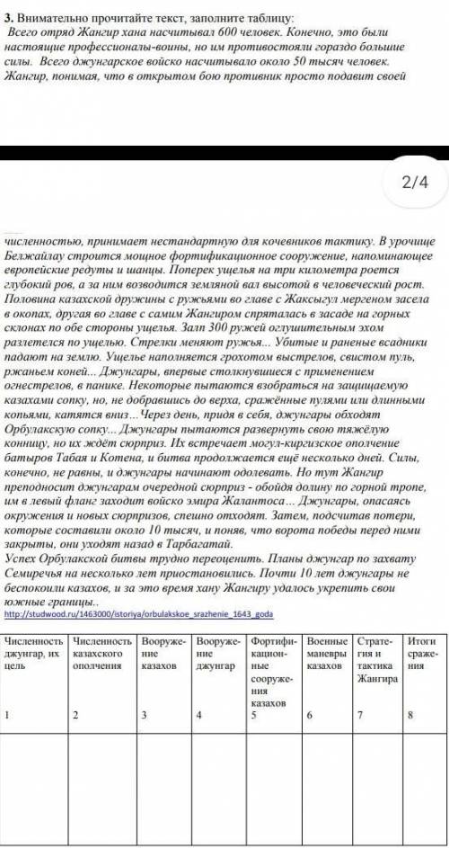 Внимательно прочитайте текст, заполните таблицу у меня СОЧ, надо сегодня сдать​