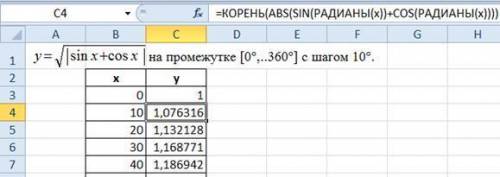 Очень Поясните (запишите в отчёт), каким образом в формуле можно использовать не адрес ячеек, а букв