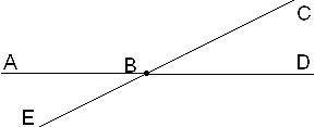 Вычисли углы, если ∢CBD=15°. ∢EBD= °; ∢ABE= °; ∢ABC= °.