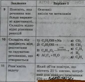 Самостоятельная с химии, 3 задания не могу выполнить.