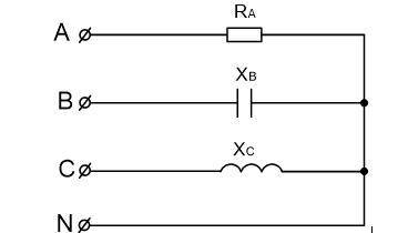с практической работой, очень К трехфазной цепи с напряжением Uлин = 220В, присоединены приёмники эл
