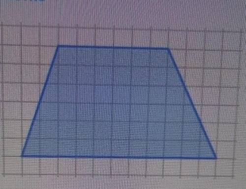 На клетчатой бумаге с размером клетки 1 x 1 изображена трапеция. Найдите её площадь.ответ запишите