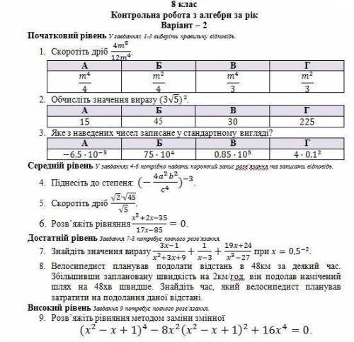 (х^2-х+1)^4-8х^2(х^2-х+1)^2+16х заміни змінної (Номер 9)