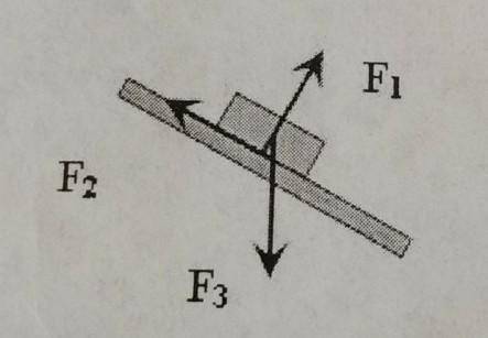 Сила F2 это 1) сила тяжести2) сила трения3) сила упругости4) вес тела​