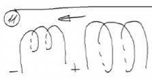 Определить направление индукционного тока