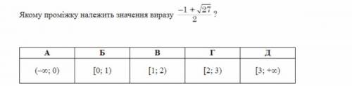 Якому проміжку належить значення виразу ?