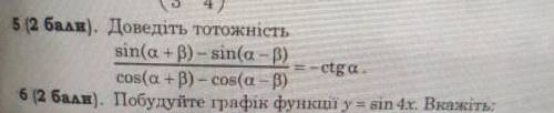 Доведіть тотожність,алгебра 10 клас
