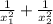 \frac{1}{x_{1}^{2}}+ \frac{1}{x_{2}^{2}}