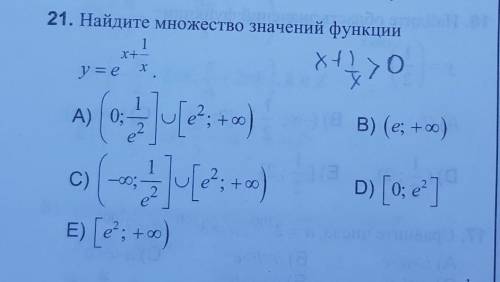 НАЙДИТЕ МНОЖЕСТВО ЗНАЧЕНИЙ ФУНКЦИИ ЛОГАРИФМ​