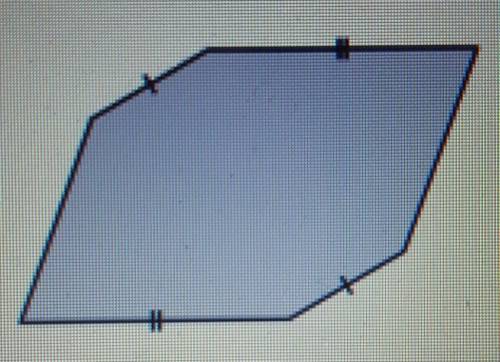Две пары противоположных сторон шестиугольника соответственно равны. докажите что третья пара его пр