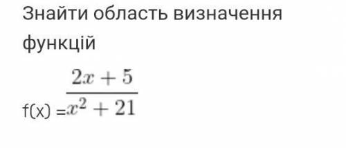 Знайдіть область визначення функції ​