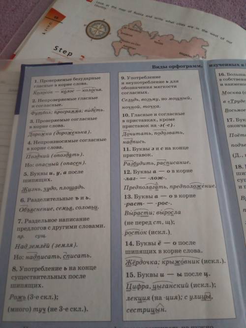 К орфограммам с 1 по 15 нужно подобратьпо 1 примеру слов время огроничено