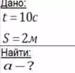 Тело скользит по наклонной плоскости на 2 м за 10 секунд. Определите модуль ускорения тела при нулев