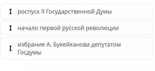 Расположи события в правильном хронологическом порядке.​