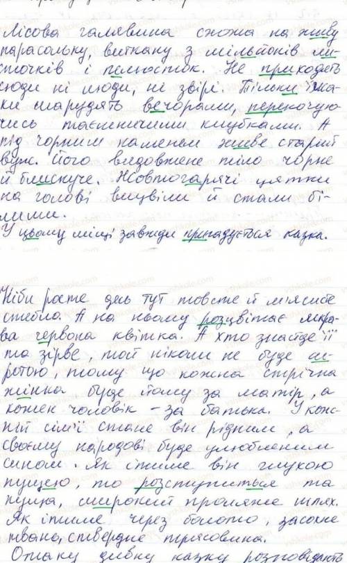 * Елементи яких тигів мовлення наявні в текст? Вутовідь підтвердут Посиланнями на текст. З'ясуйте ст