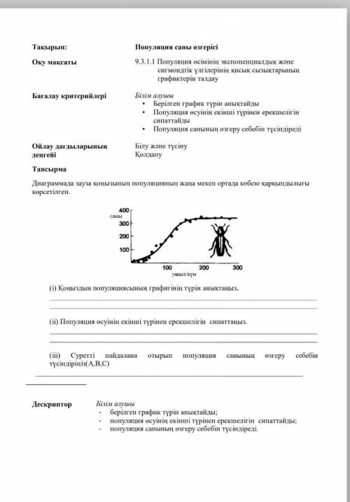 Биология 9 сынып(класс) ок едус​