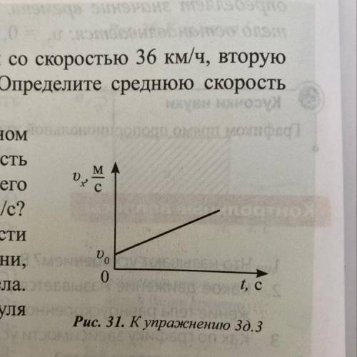 На рисунке 31 дан график зависимости модуля скорости тела от времени, и определите характер движения